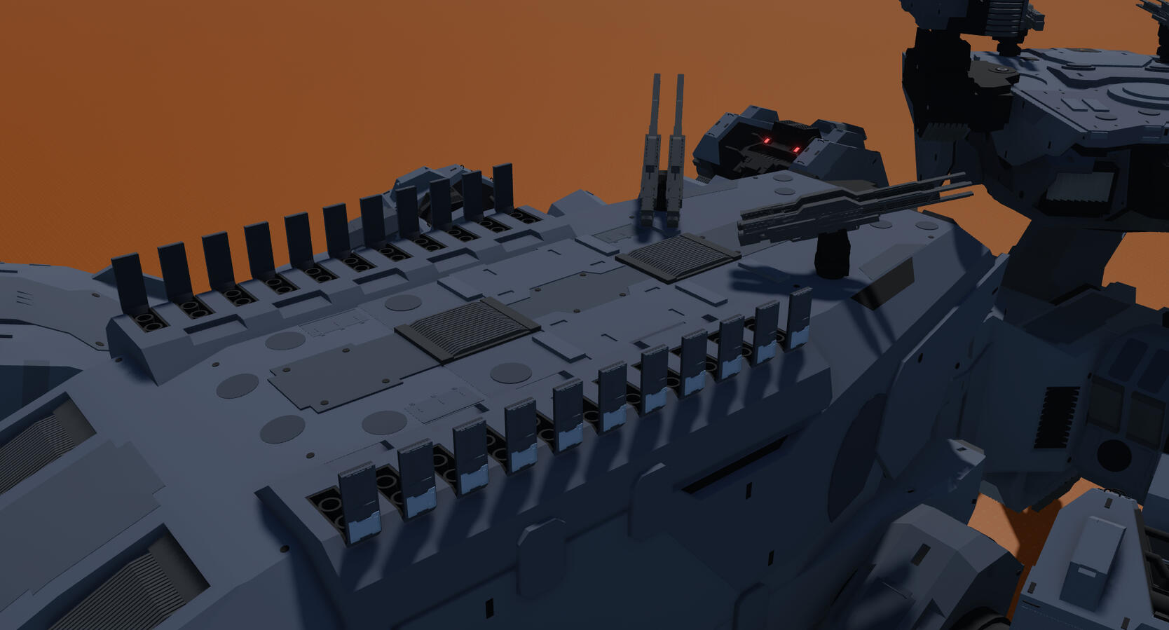 VLS + Railgun turrets